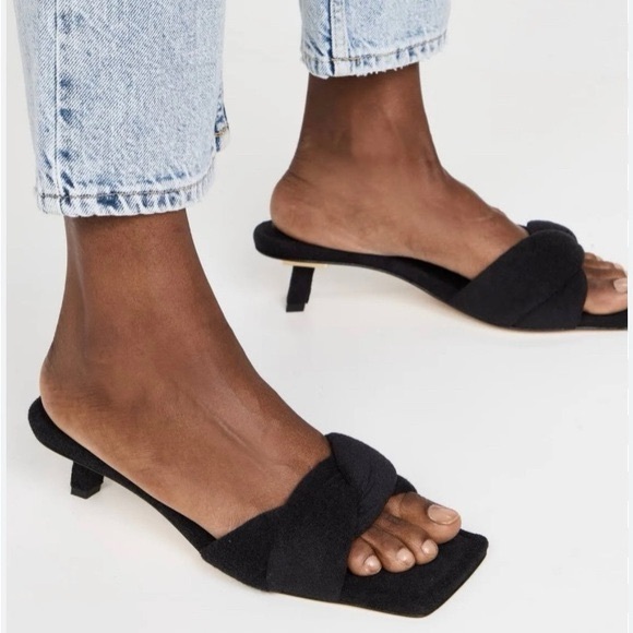 Good American Terry Kickstand Mules - Picture 3 of 3